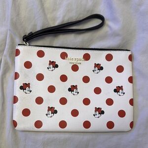 Kate Spade Minnie Mouse Polka Dot Wristlet